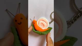 DIY Easy Cute 🐌 Snail with Foam clay #snail #claycraft #howmake #shorts #ytshorts #foryou #sunday