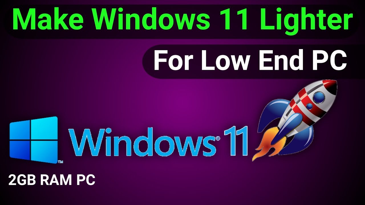 Is Windows 11 lighter?