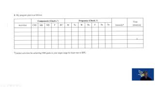 Lab7 Fitness Plan Directions