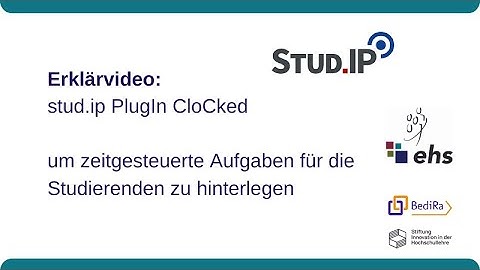 Stud.IP-Tutorial: CloCked