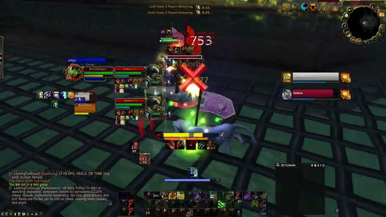 2700 CR Feral Druid pvp Wotlk Season 7