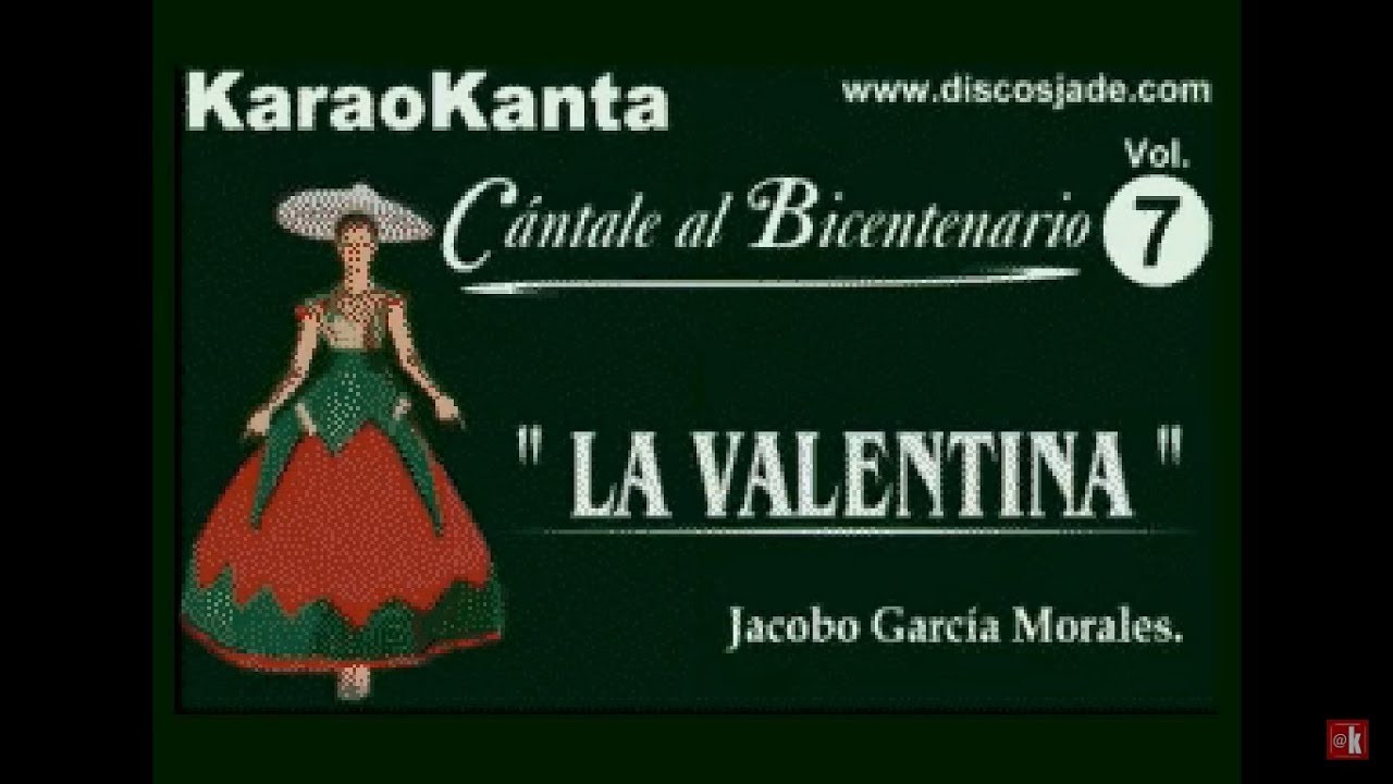 Karaokanta Negrete La Valentina YouTube