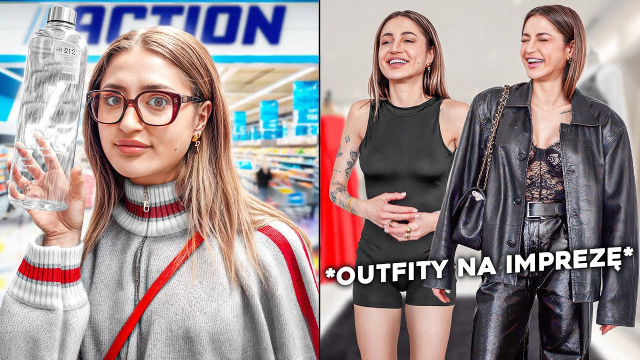 Zakupy w ACTION🛍️ outfity na imprezę i odklejka *vlog*