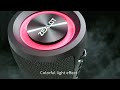 ZEALOT-S49PRO Portable Bluetooth Speaker 20W IPX6 Waterproof Micro SD Card AUX-in Plug 10H Playtime