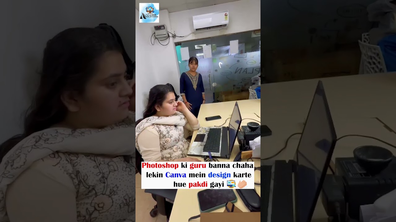 Photoshop Guru Caught Designing on Canva 😂 | Funny Office Skit | Absolute Ecomm Solutions