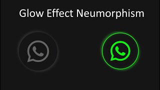 WhatsApp Neumorphism glow effect using HTML & CSS | Dynamic Coding With Amit