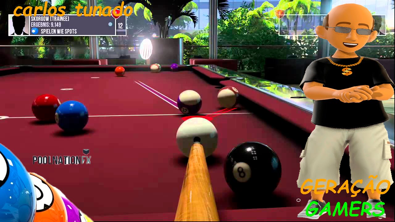 Pool Nation FX - 20 minutos de gameplay (simulador de sinuca