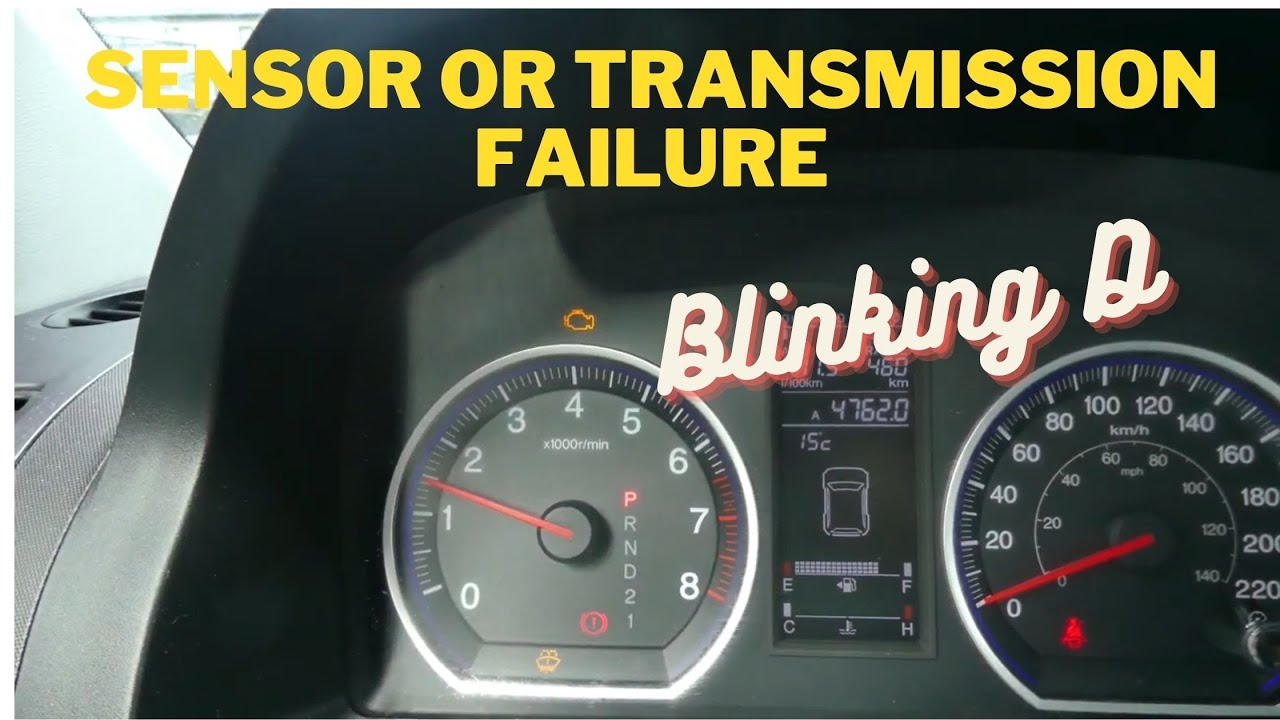 Blinking D [ P0843 07 Honda Crv ] - YouTube