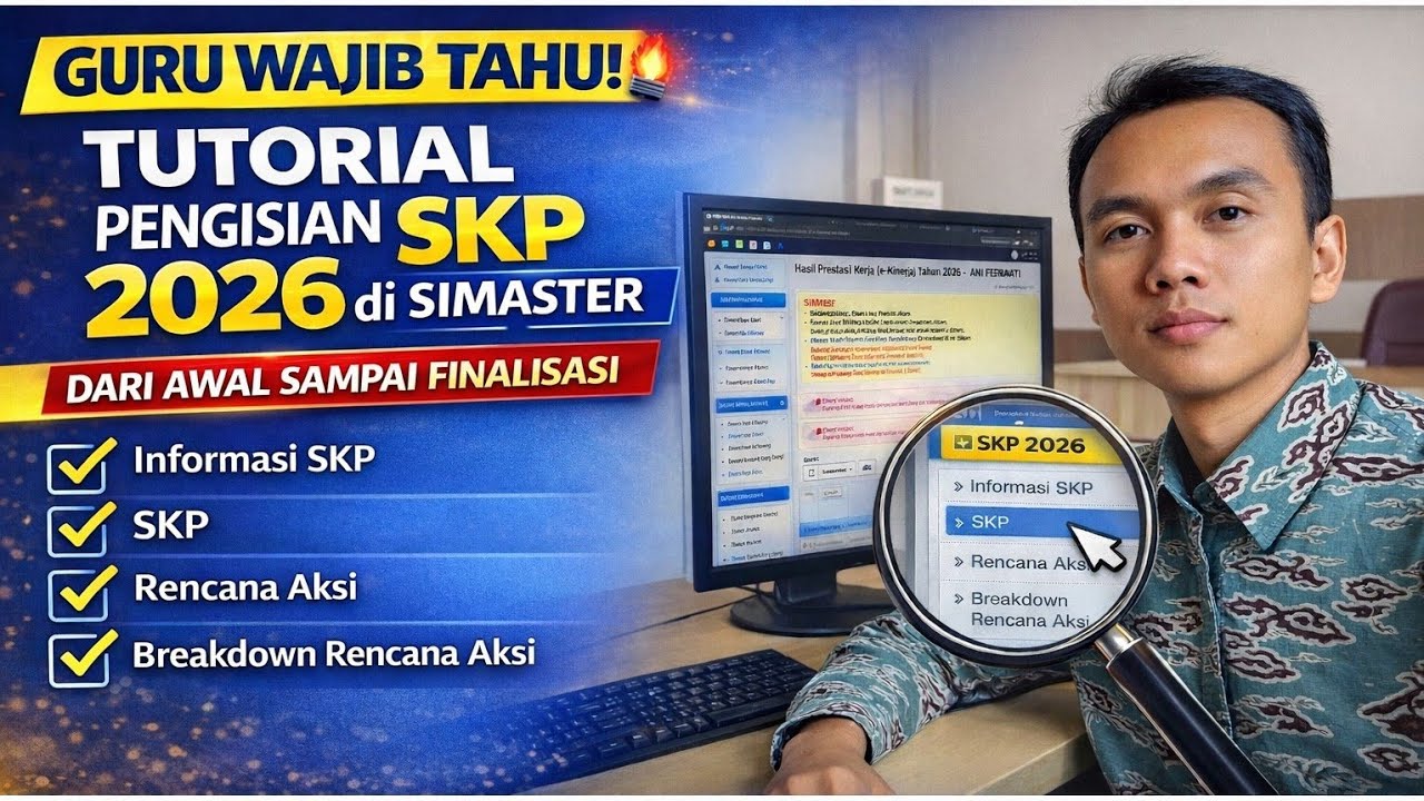 🔥TUTORIAL PENGISIAN SKP 2026 DI SIMASTER UNTUK GURU 🔥 Lengkap Sampai Finalisasi (WAJIB TAHU!)