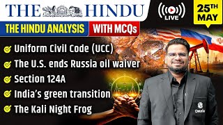 The Hindu Analysis | 25th May 2026 | The Hindu Newspaper - Practice Questions | Prashant Sir