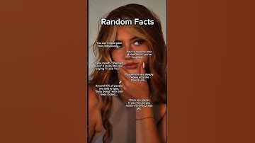 Random Facts #bealright #shorts #lyrics #facts #music