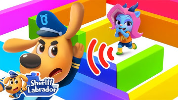 Sound Chasers | 🌊 WaterCity Mystery | Kids Cartoon | Safety Rules | Sheriff Labrador