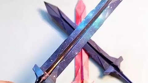 Easy Origami Stunning Sword ⚔️ | How to make a paper Sword |Teach You How To Fold A Sword