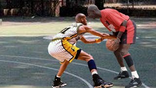 Michael Jordan vs Reggie Miller 1v1 Rare Streetball Pickup Game Footage