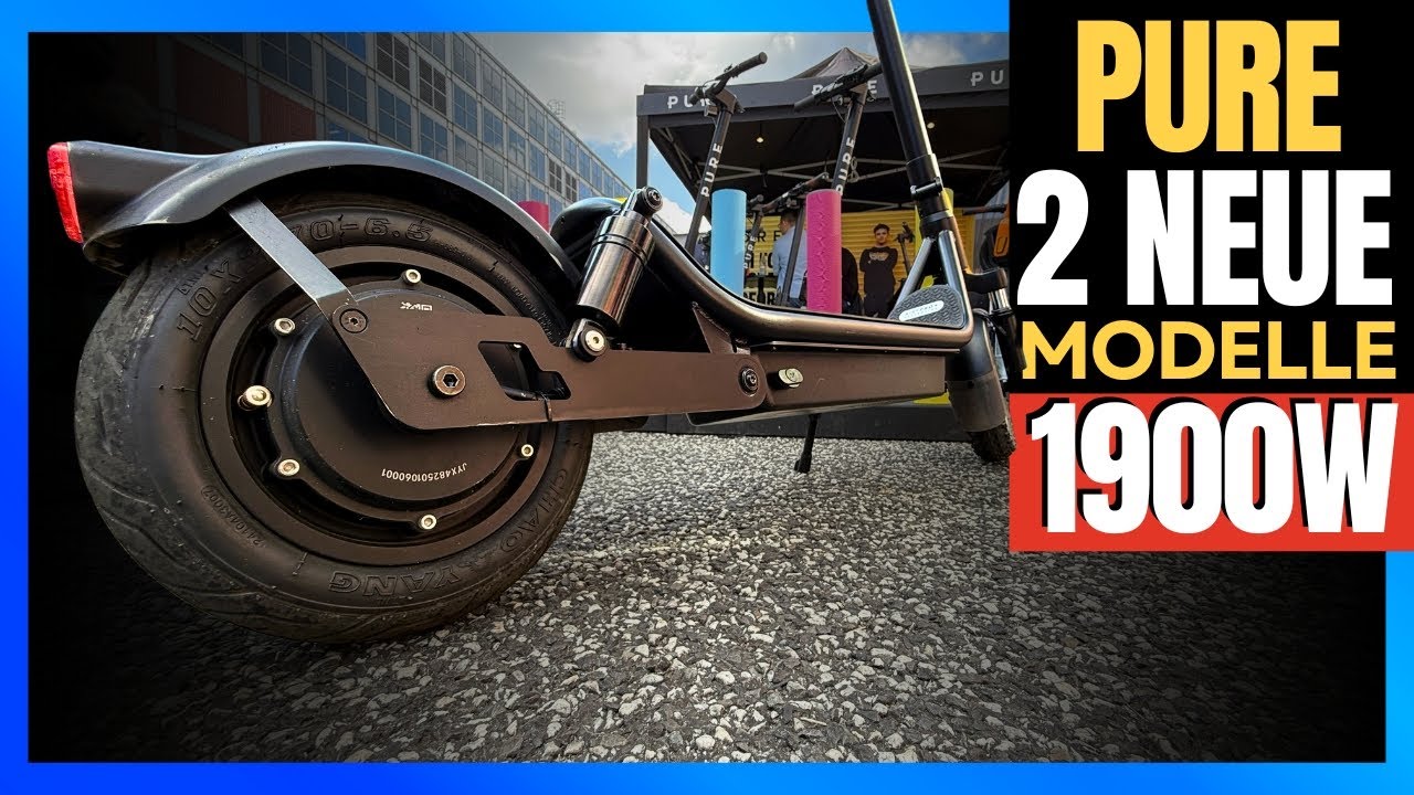 Pure Electric - 1900W für 799€ 😲 So sehen die E-Scooter 2026 aus 🌍 