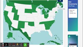 The U.S.: 50 States - Map Quiz Game