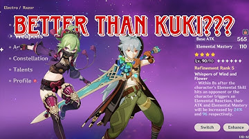 Hyperbloom Razor Better than Kuki??Genshin impact Spiral Abyss Floor 12