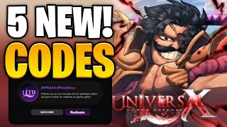 *FESTIVAL 1.5* ROBLOX UNIVERSAL TOWER DEFENSE X CODES | ALL FESTIVAL 1.5 UPDATE CODES FOR UTDX