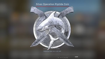 CS:GO Silver Operation Riptide Coin