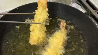 HOW TO COOK AUTHENTIC SHRIMP TEMPURA | CRUNCHY | How To Stretch Shrimp | The Sushi World With Arnold