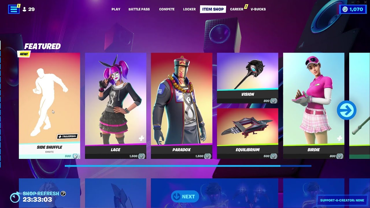 New!!! Fortnite Side Shuffle + More