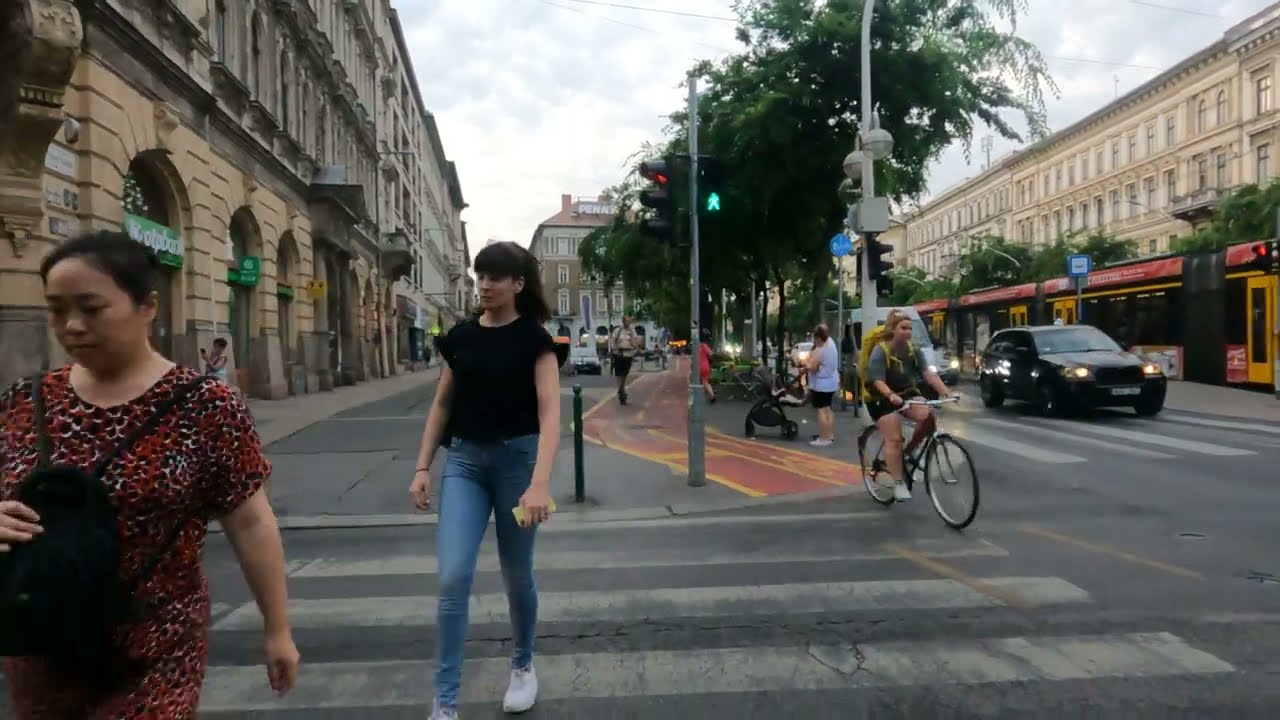 4K WALK Budapest HUNGARY walking tour VIDEO 4k documentary 