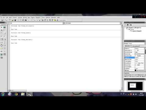 สอนการใช้ Form โปรแกรม visual basic 6.0 part 2 By ปรีดา