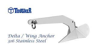 TOUGHER Delta / Wing Anchor 316 Stainless Steel