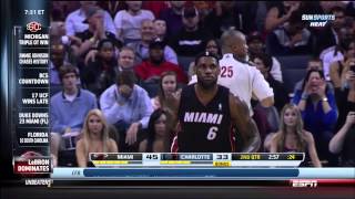 November 16, 2013 - ESPN - Game 10 Miami Heat @ Charlotte Bobcats - Win (07-03)(Sportscenter)