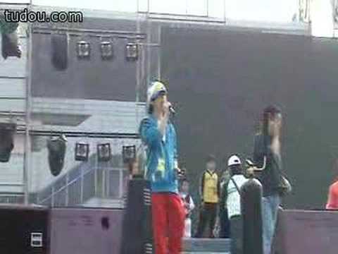 王栎鑫 王櫟鑫 20071110 常德演唱会 彩排 我最闪亮 模仿