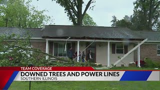 Severe storms leave damage in St. Clair County, Illinois