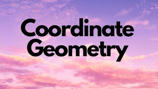 How to coordinate geometry
