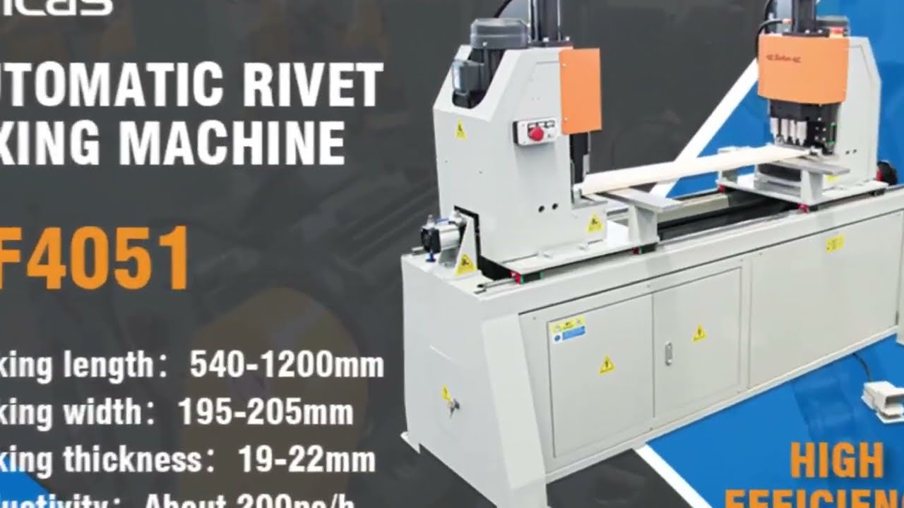 Want to Rivet 200 Pallet Collars Per Hour? Meet the SF4051 Automatic Rivet Fixing Machine.