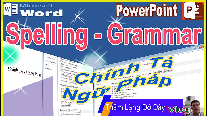 Cách tắt spelling trong excel 2010