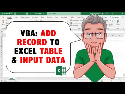 Videó: Hogyan rögzíthetek adatokat egy UserForm-ból Excel-táblázatba?