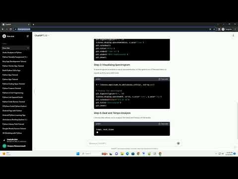 audio analysis using