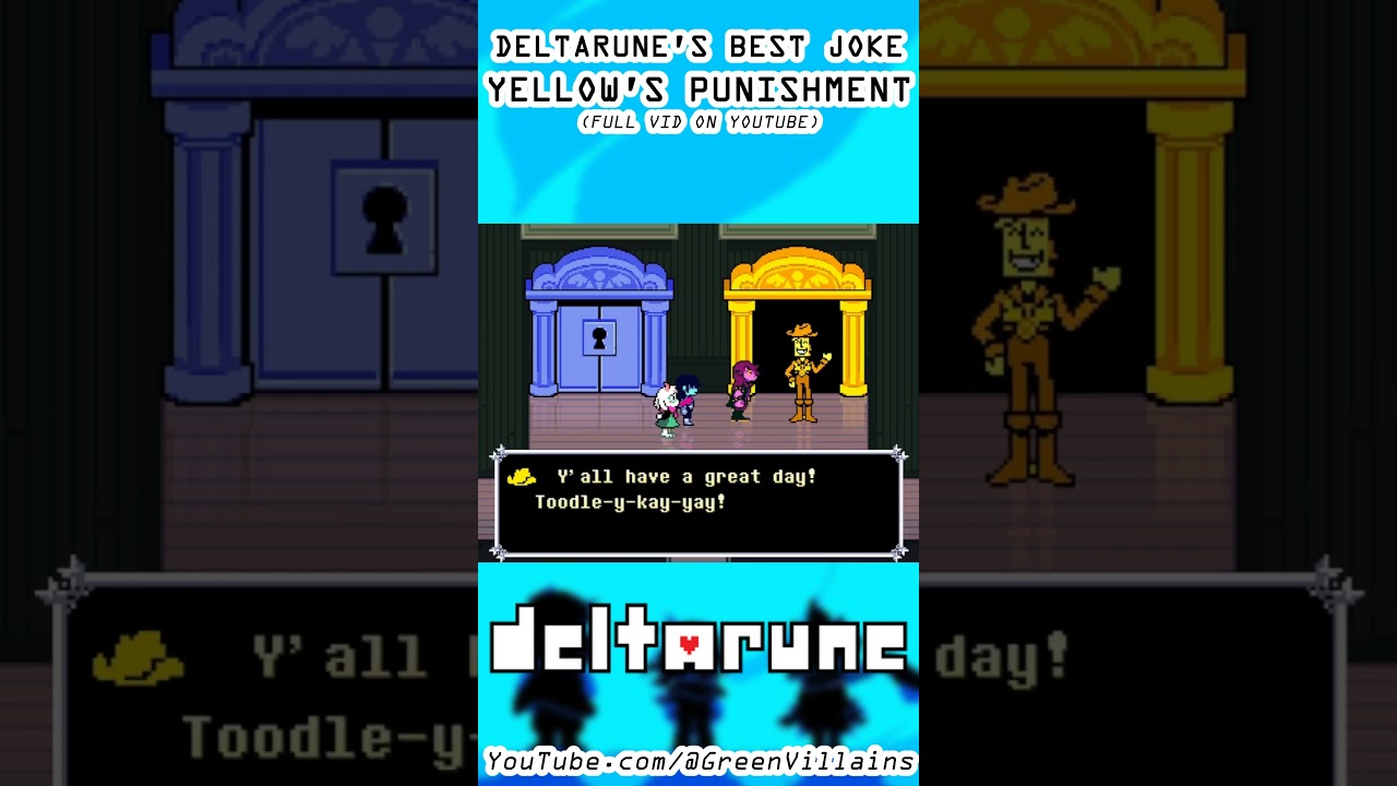 Yellow's Punishment! - DELTARUNE SHORTS #tobyfox