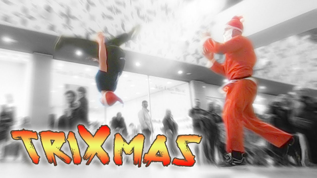 TRIXMAS 2019 ! Ninja Cave presso Centro Commerciale Fonti del Corallo Livorno! Tricking | Acro Time!