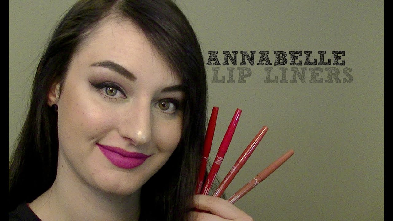 Review ANNABELLE LIP LINERS JustEnufEyes YouTube