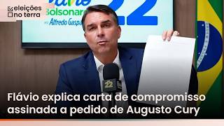 Flávio Bolsonaro details terms agreed upon with Augusto Cury to secure support: ‘100% in agreement’