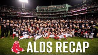 Look back at the Boston Red Sox ALDS Victory over the Tampa Bay Rays