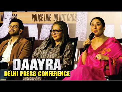 Daayra | Delhi Press Conference | Kareena Kapoor Khan | Prithviraj Sukumaran | Meghna Gulzar