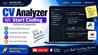 Video 3   CV Analyzer Start Coding in app py file