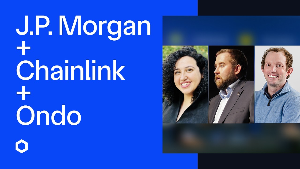 Connecting Bank Payment Rails to Tokenized Assets | J.P. Morgan, Chainlink,  & Ondo at Consensus 2025