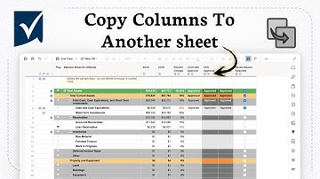 How to copy columns to another sheet in Smartsheet
