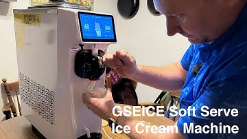 GSEICE Soft Serve Ice Cream Machine - First Use