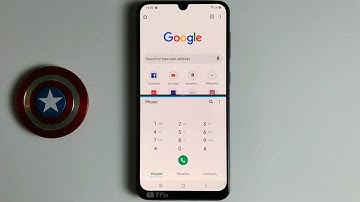 How to split the viewing screen on Samsung A50 Android 10