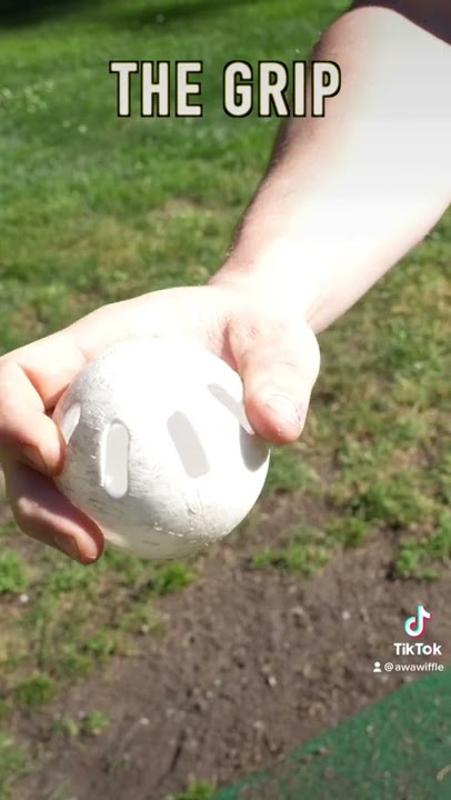 How To Throw A Screwball With A Wiffle Ball How to Throw a Wiffle Ball Screw Ball!😳 #dingersornothing #wiffleball #