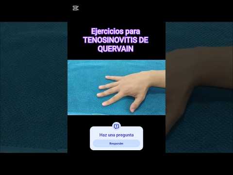 Ejercicios para TENOSINOVITIS DE QUERVAIN #fisioterapia #madrid #salud #deporte