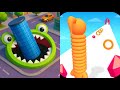 Hole.io VS Long Neek Run Gameplay IOS Android